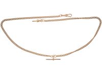 Edwardian 9ct Gold Albert Chain
