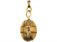 Victorian 15ct Gold Locket with Six Compartments for Photographs