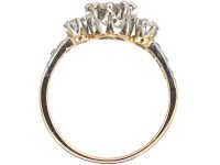 Edwardian 18ct Gold Three Stone Diamond Ring