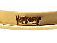 Early 20th Century 18ct Gold & Platinum, Sapphire & Diamond Three Stone Ring