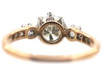 Edwardian 18ct Gold Three Stone Diamond Ring