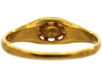 French Mid 18th Century 18ct Gold, Rose Diamond Ring