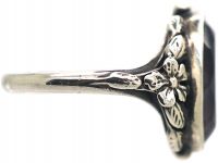 Silver & Amethyst Arts & Crafts Ring Attributed to Bernard Instone