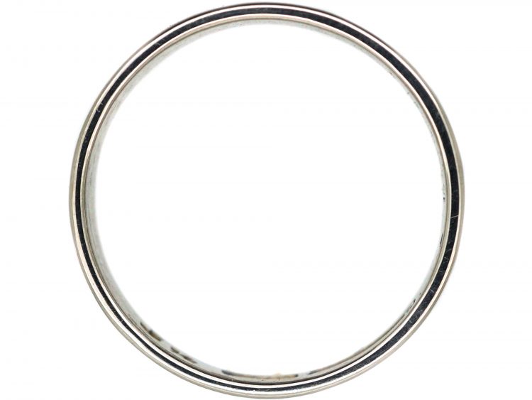 Platinum Wedding Band Ring by Charles Green & Son