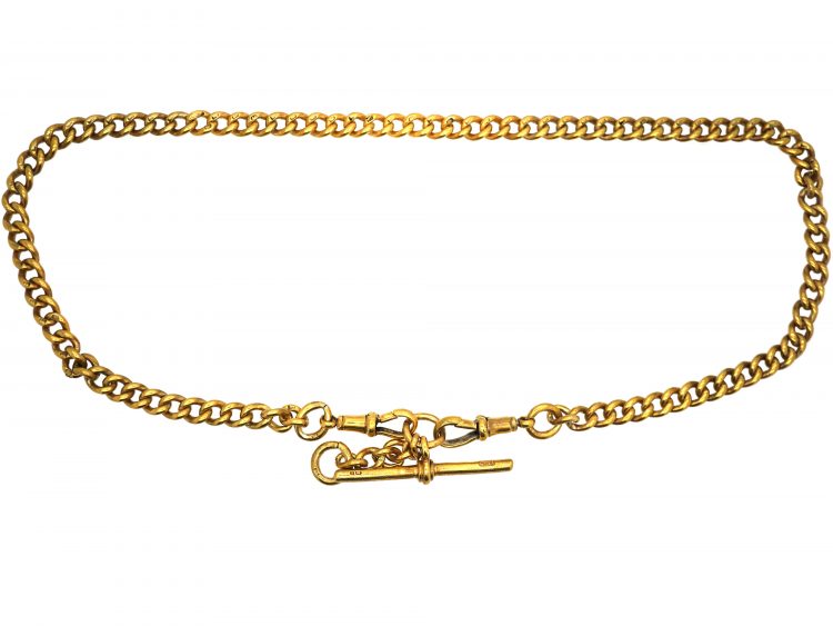 Victorian Silver Gilt Albert Chain