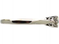 Art Deco 18ct White Gold Diamond Solitaire Ring