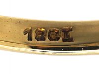 Edwardian 18ct Gold & Platinum, Aquamarine & Diamond Ring