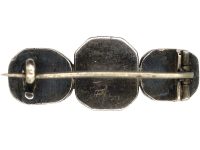 Victorian Silver & Rock Crystal Brooch