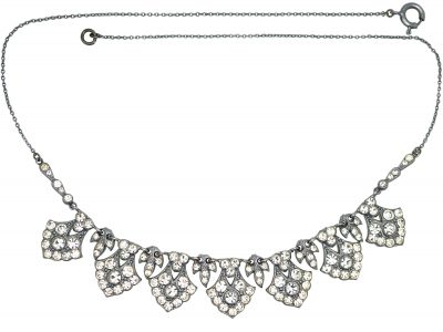 Art Deco Paste Necklace