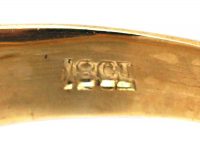 Victorian 18ct Gold & Diamond Solitaire Gypsy Ring