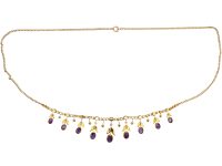 Edwardian 15ct Gold Suffragette Necklace