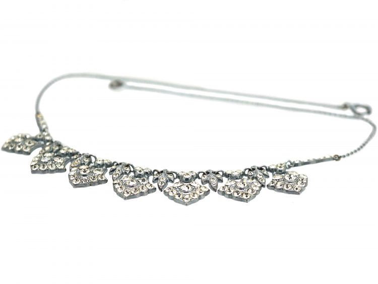 Art Deco Paste Necklace