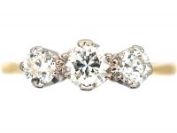 18ct Gold Three Stone Diamond Ring