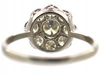 Platinum & Diamond Daisy Cluster Ring