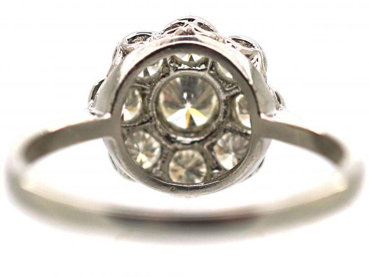 Platinum & Diamond Daisy Cluster Ring
