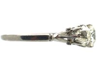 Edwardian Platinum, Three Stone Diamond Ring