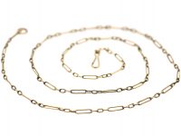 Edwardian 9ct Gold Chain