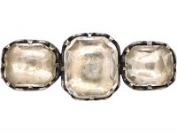 Victorian Silver & Rock Crystal Brooch