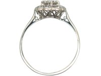 Edwardian Platinum, Diamond Daisy Cluster Ring