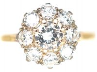 18ct Gold, Diamond Cluster Ring