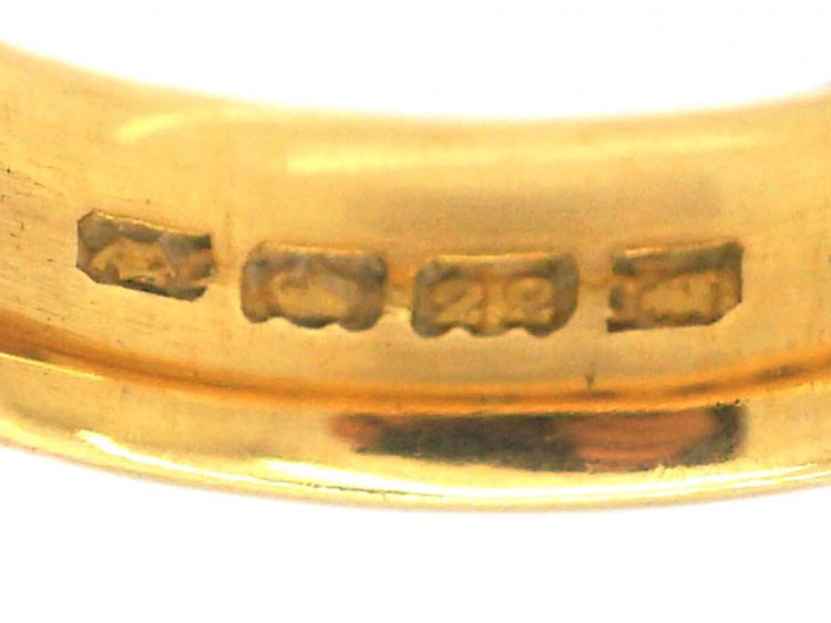 Edwardian 22ct Gold Acrostic Ring set with Gemstones that Spell Regard