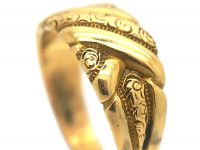 Edwardian 18ct Gold Keeper Ring