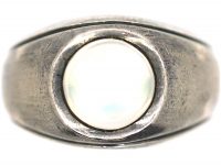 Silver Moonstone Ring