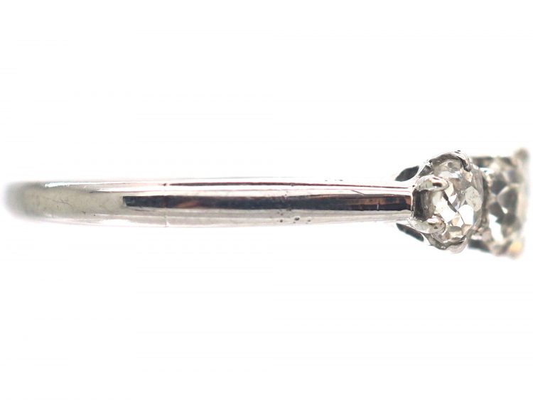 Art Deco 18ct White Gold Five Stone Diamond Ring
