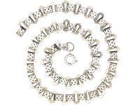 Victorian Silver Ornate Collar