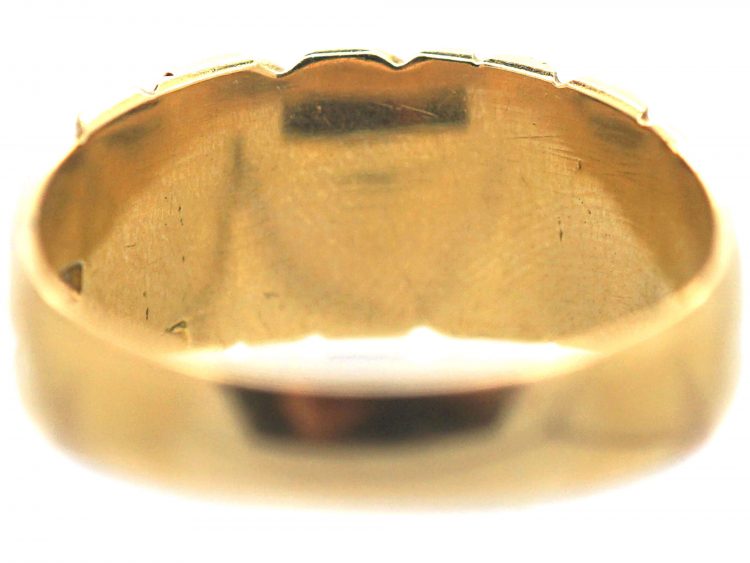 Edwardian 18ct Gold Keeper Ring