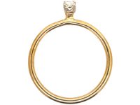 18ct Gold & Diamond Baguette Ring