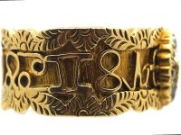 19th Century 18ct Gold Zodiac & 1811 Comet Ring set with Rose Diamonds