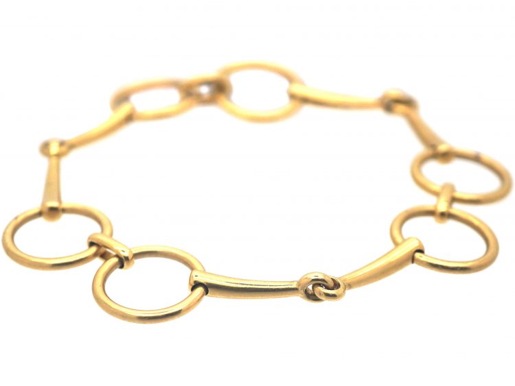 French 18ct Gold Bracelet by Hermès