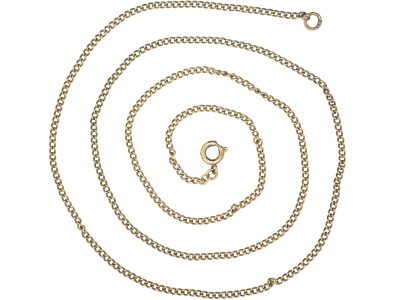 9ct Gold Trace Link Chain