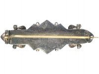 Victorian Silver Brooch with Buckle Design