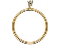 Slim 18ct Gold & Baguette Diamond Ring