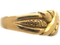 Edwardian 18ct Gold Keeper Ring