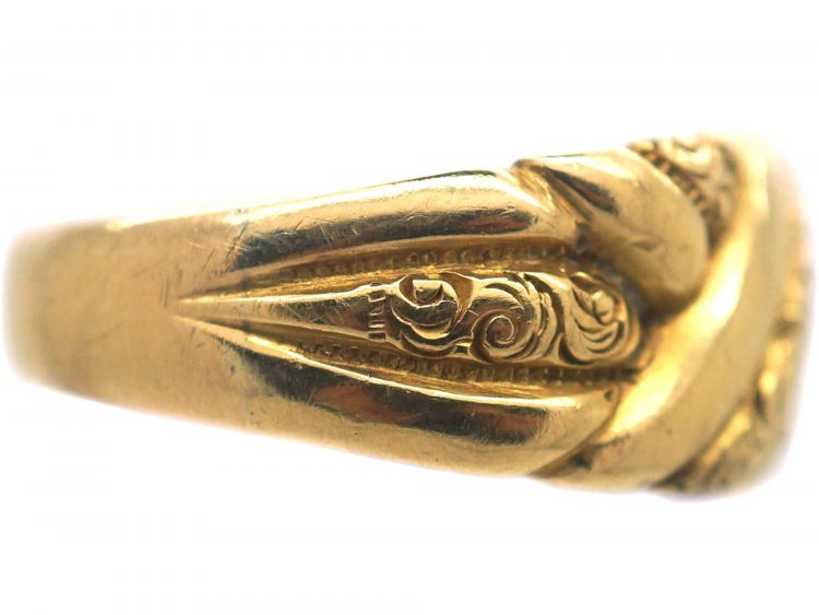 Edwardian 18ct Gold Keeper Ring