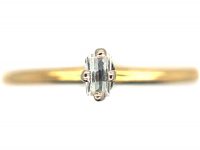 18ct Gold & Diamond Baguette Ring