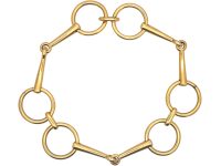 French 18ct Gold Bracelet by Hermès