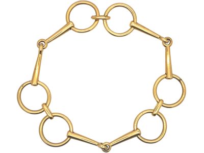 French 18ct Gold Bracelet by Hermès