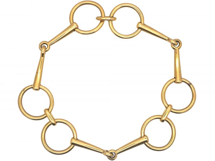 French 18ct Gold Bracelet by Hermès
