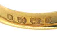 Victorian 18ct Gold & Orange Moss Agate Signet Ring