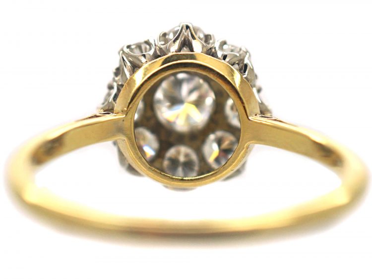 18ct Gold, Diamond Cluster Ring