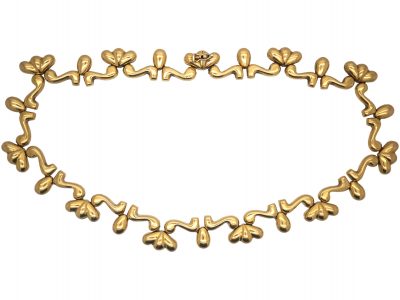 European 18ct Gold Statement Collar Necklace