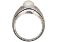 Silver Moonstone Ring