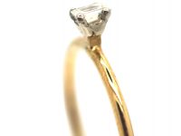 18ct Gold & Diamond Baguette Ring