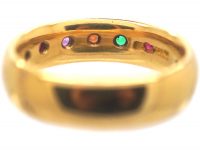 Edwardian 22ct Gold Acrostic Ring set with Gemstones that Spell Regard