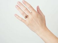 Victorian 18ct Gold, Ruby & Rose Diamond Ring
