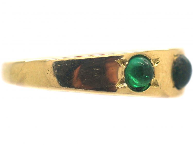 Victorian 18ct Acrostic Gold Ring that Spells Love
